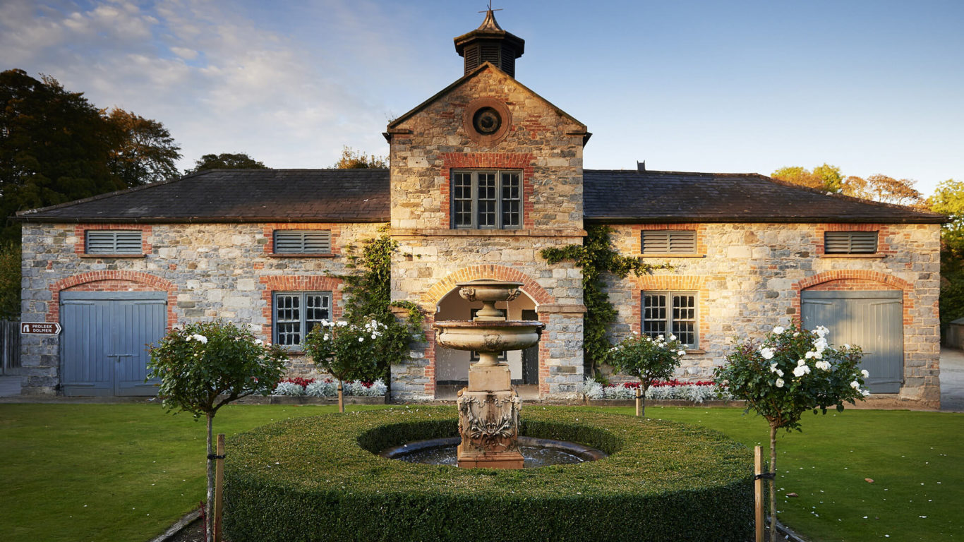 Stables + fountain