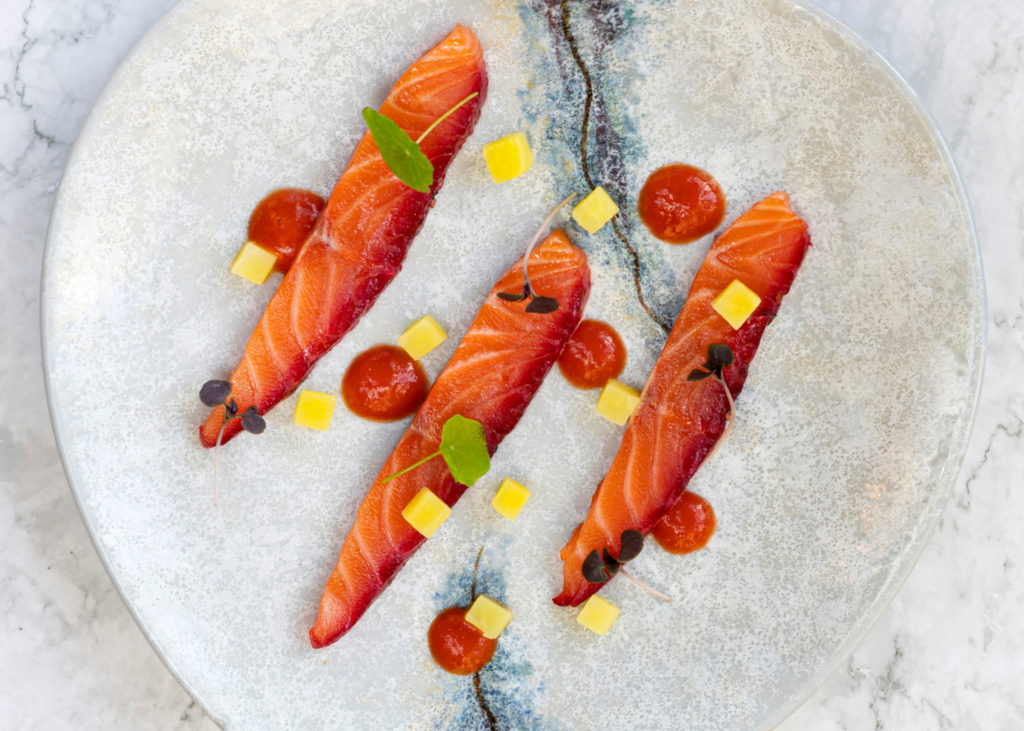 Smoked Salmon Gourmet dining at Ballymascanlon